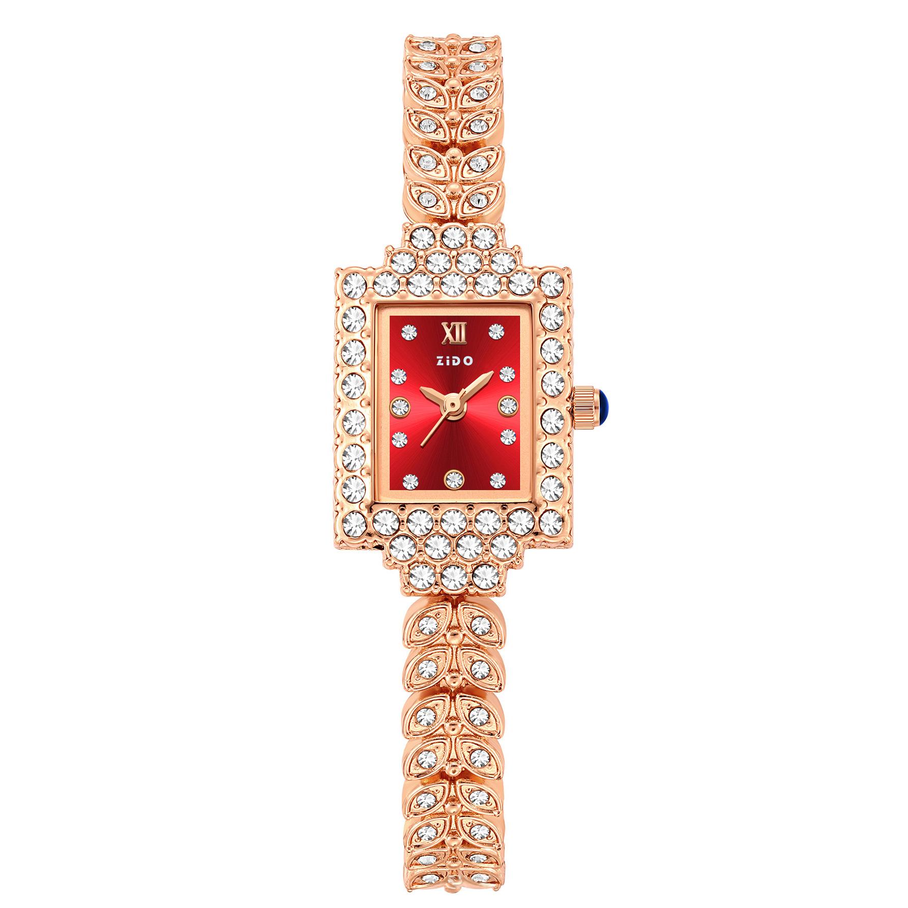 Fishtail Women S Watch Light Luxury Diamond Bracelet Quartz Watch Trendy Fashion High Sense Women S Watch [nude watch]