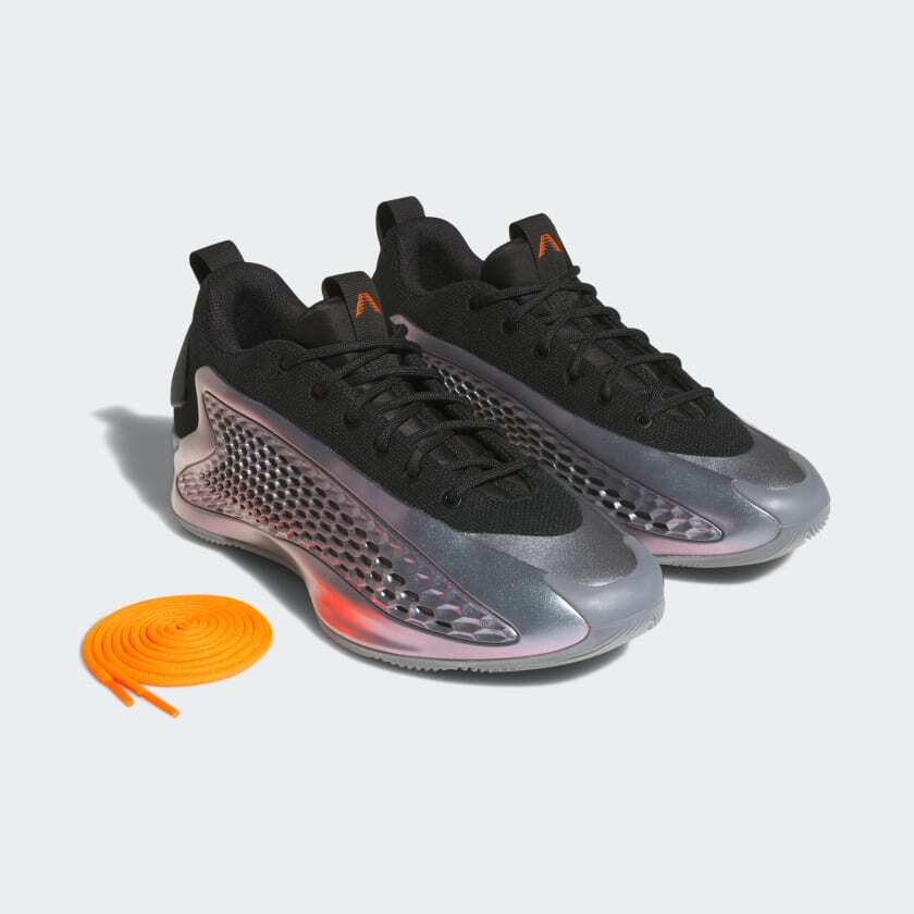 JQ8898 adidas AE1 Low Железный Металлик Основной Черный Солнечный Оранжевый (Мужской) 10.5