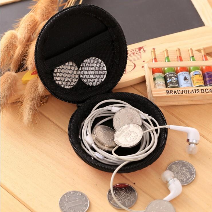 EVA Earphone Wire Box(Without Earphone) Data Line Cables Storage Box For Jewelry Container Organizer