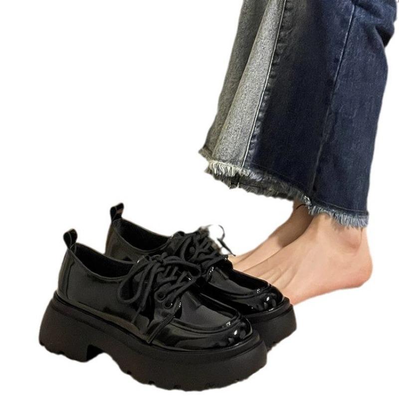 Thick-soled Shoes Height-increasing Single Shoes