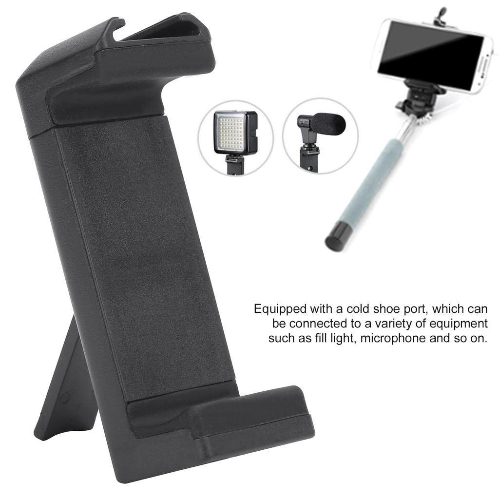 Smartphone Clip Bracket 1/4in Interface Mobile Phone Holder with Cold Shoe