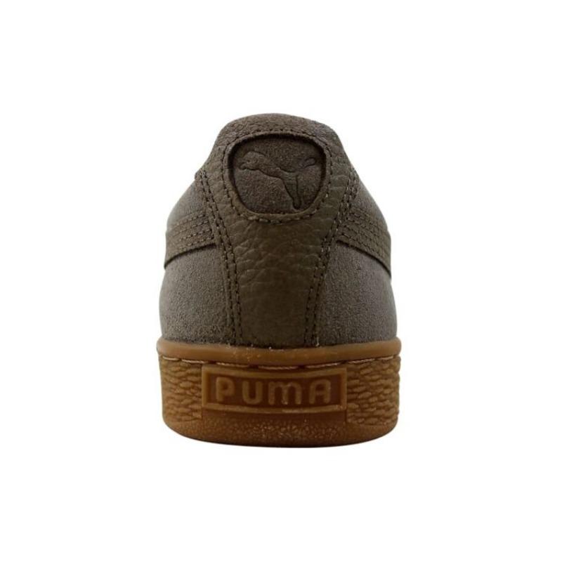 PUMA Suede Classic Unisex Low Top Skate Shoes Faux Leather Comfort Wear-resistant Grey Brown 363869-01