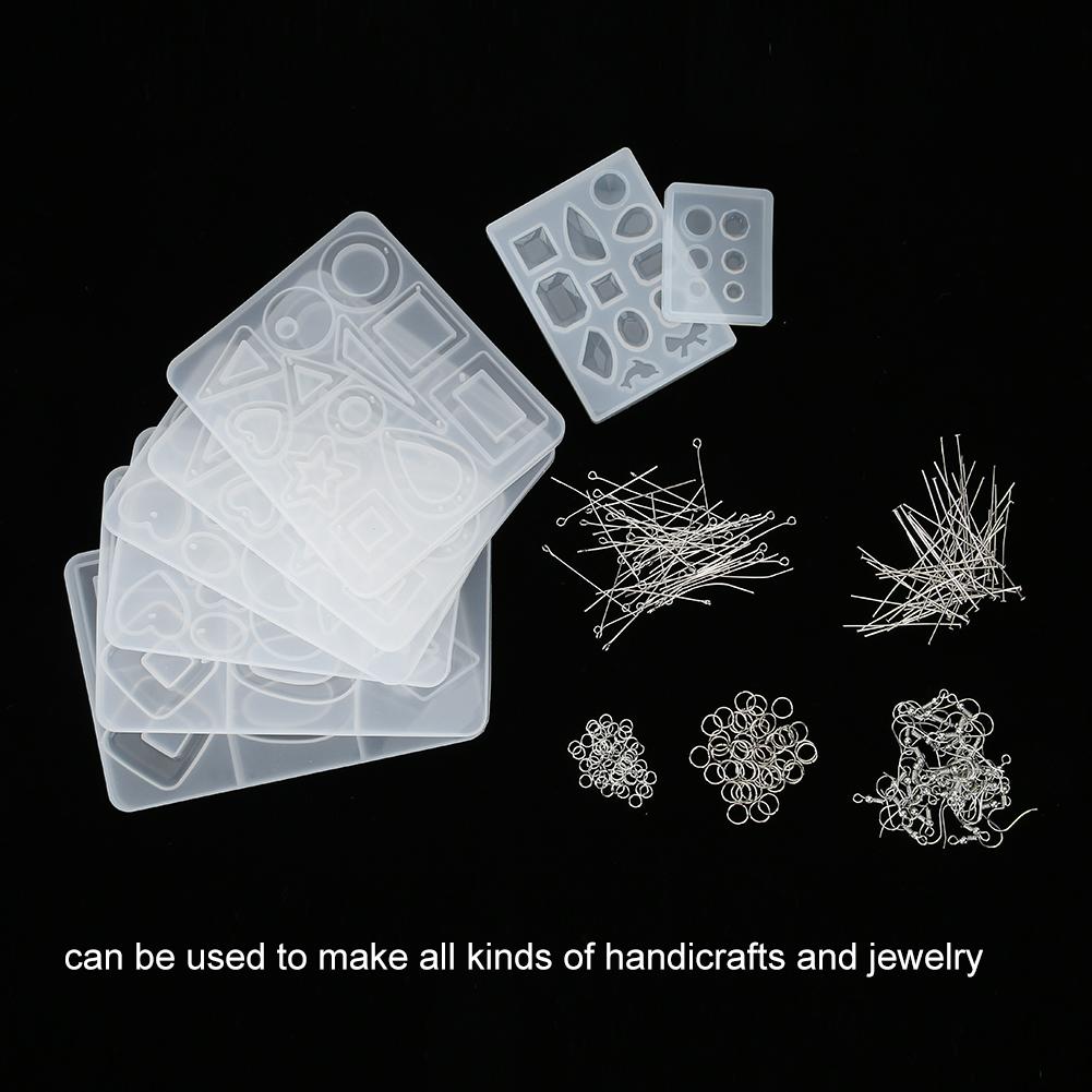 248pcs / set Earrings Casting Molds DIY Craft Jewelry Pendant Making Mold Accessory