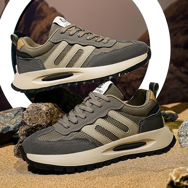 Men's Shoes New Autumn and Winter Sports Shoes Comfortable Soft-soled Casual Shoes Shock-absorbing Forrest Gump Shoes Men's Board Shoes Running Shoes