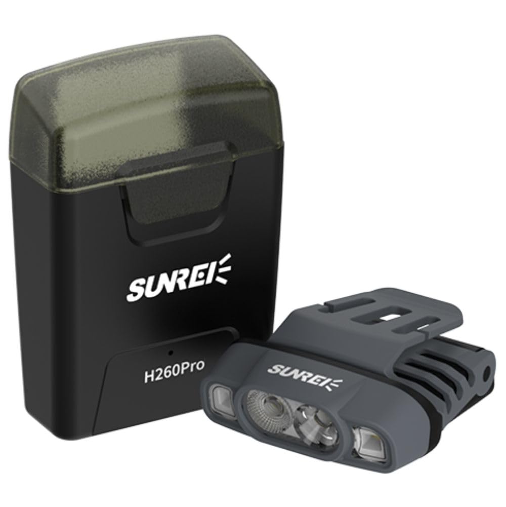 

SUNREI H260Pro Солнцезащитный козырек LED 260 Рыбалка В комплекте зарядный чехол Свет, Налобный фонарь, Перезаряжаемый, Клипса, Люмены, Свет, Шапка,