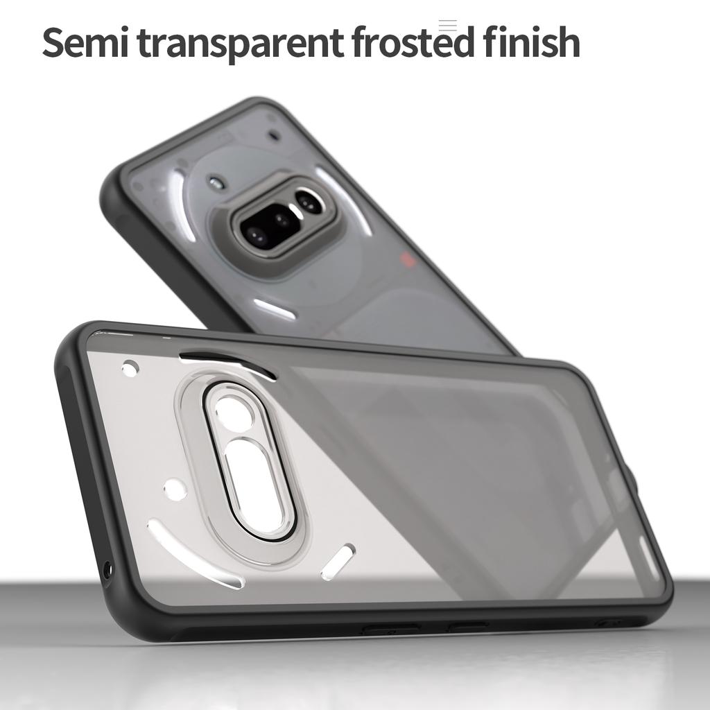 Airbag Super Protection Soft TPU+PC Clear Matte Back Cover For Nothing Phone 3A Pro 3APro G Phone Case