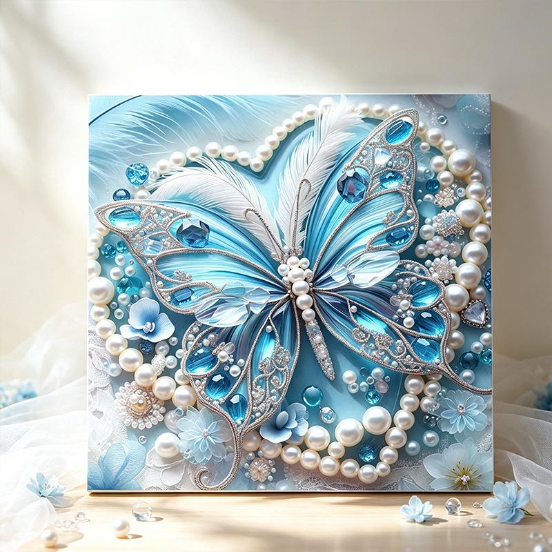 5D Cat Pearl Handmade DIY Pearl Painting Material Packaging Decoration Modern Minimalist Living Room Hanging Decoration