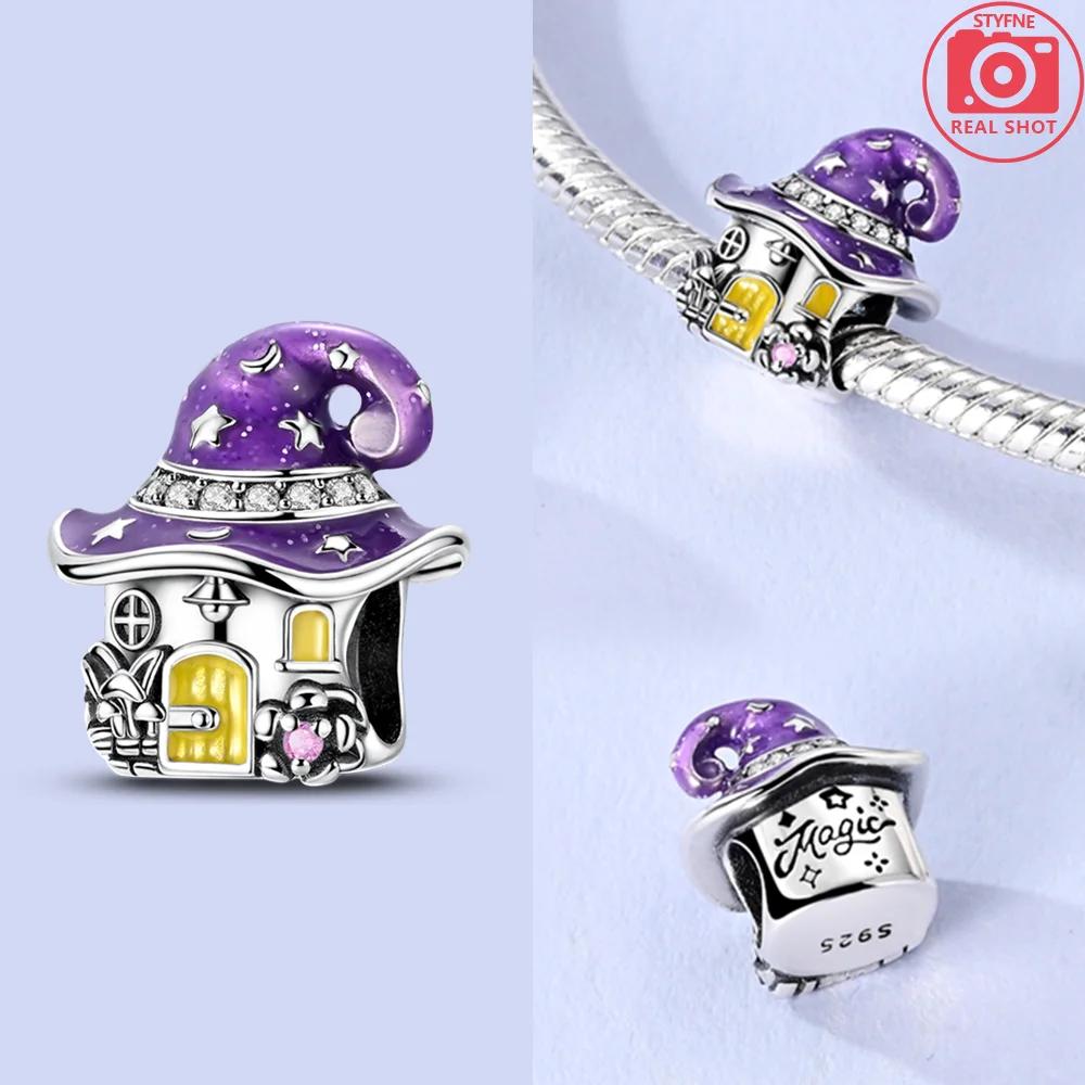 Copper Original Magic Hat Star Cat Penguin Charms Motorbike Beads Fit Bracelet Women Jewelry Diy Gift Accessory