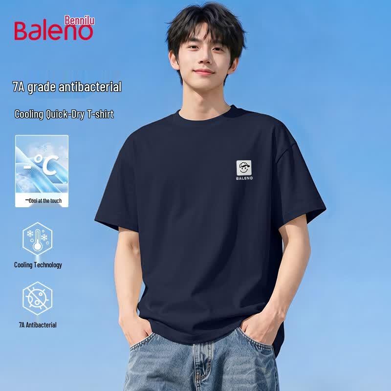 Baleno Men s Ice Silk Cooling Loose Fit T-Shirt 2XL