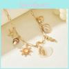 Shell Necklace Summer Ocean Jewelry With Adjustable Clasp For Women