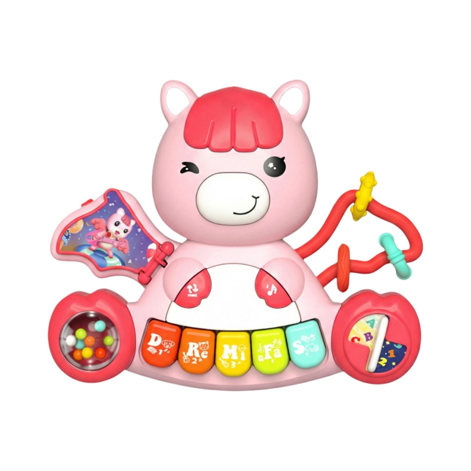 Infant And Toddler Cartoon Animal Finger Piano, Sensory Grasping Training, Educational Interactive Toy