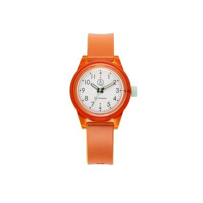 [Citizen Q&Q] Watch Analog SmileSolar Matching Style Waterproof Urethane Band R03A-002VK Citrus Orange