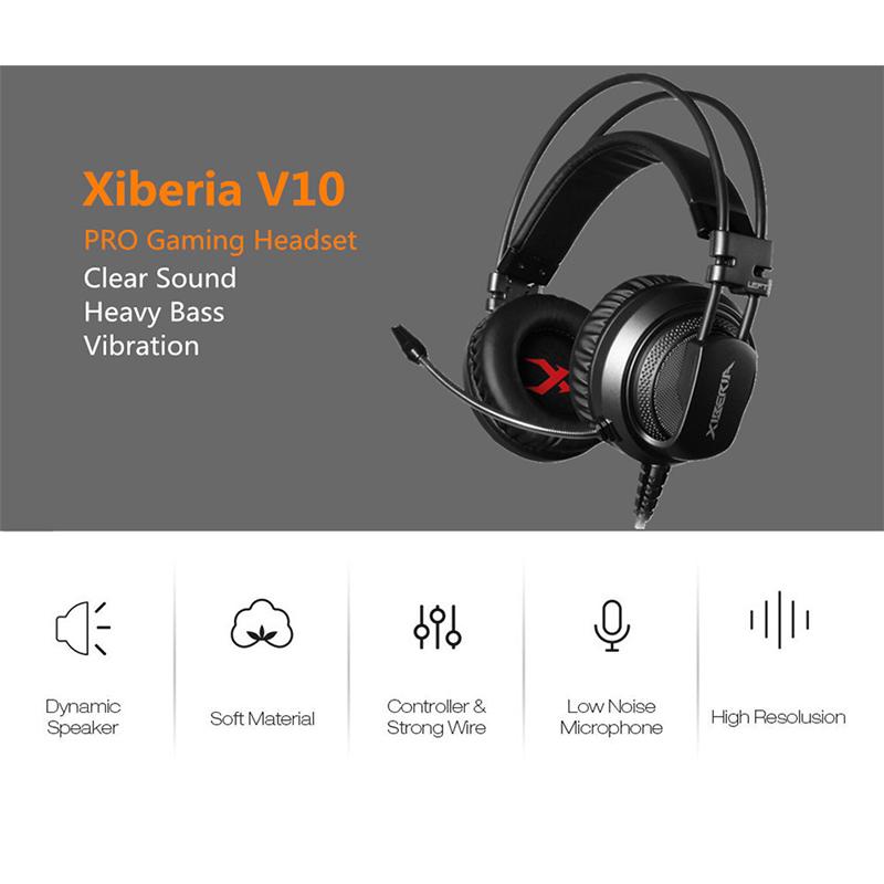 Xiberia V10 Head-mounted Music Game Headphones Eat Chicken Esports Headset  Subwoofer 3.5 купить недорого — выгодные цены, бесплатная доставка,  реальные отзывы с фото — Joom