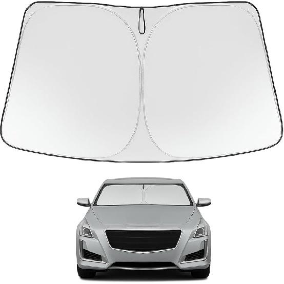 Proadsy 2025 Upgrade Front Windshield Sun Shade Foldable RAV4 Sunshade Protector Fit -2025 RAV-4 SUV Crossover, TRD Off-Road, LE XLE Premium Limited