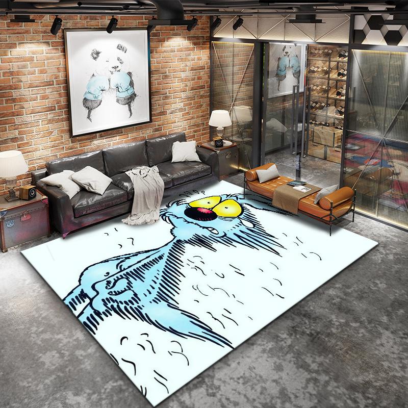 Lupo Alberto Carpet Rug for Living Room Bedroom Home Sofa Decoration,Kids play Nonslip Floor Mat