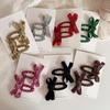 2pcs Black Color Elegant Princess Hair Clip for Kids Retro Lace Bow Toddler's BB Clip Sweet Headwear Hair Accrssories