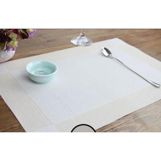 

WHQ 4 шт./лот подставка для столовых приборов модный ПВХ коврик для обеденного стола подставки для дисков подставка под миску водонепроницаемая подкладка для скатерти противоскользящая подкладка