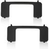 Front Bumper Tow Hook Bolt Cover Cap Pair Compatible with Ford F250 F350 Super Duty 2017-2022