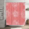 Pink Watercolor Floral Shower Curtain Home Decor Bathroom Decoration Waterproof Washable Size Customizable For Bathtub Or Tubs P