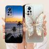 Phone Case For Infinix Note 11 Pro X697 Butterfly Shockproof Case For Infinix Note11 Note 11 Pro Soft Silicone Back Cover 6.95"