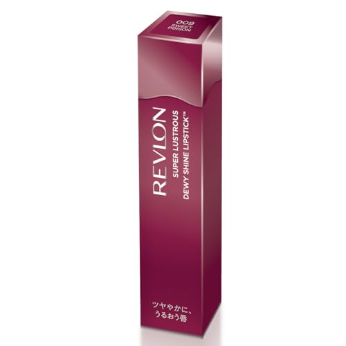 Revlon Super Lustrous Dewy Shine Lippenstift, 3,2g, 009 Sweet Poison (Farbe: Weinpflaume) Lippenstift für ein glänzendes, feuchtigkeitsspendendes, volles, zartes, klares und tran