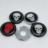 4pcs O.D 63MM / I.D 59MM Skull Logo Emblem Car Wheel Center Caps Accessories for Wheels Hub Lid Rim Hubcaps Centre Cover Replace