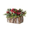 Artificial Christmas Tree Small Bucket Christmas Holiday Dining Table Decor