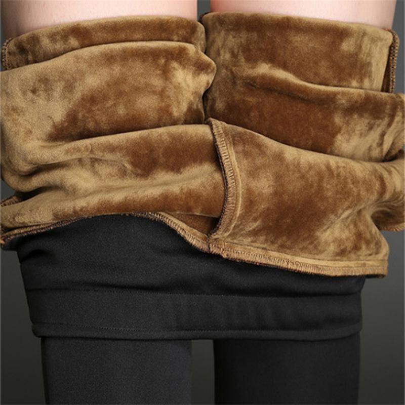 

Зимние бархатные толстые теплые брюки для женщин 2022 Узкие эластичные флисовые брюки-карандаш с завышенной талией Черные синие винные брюки женские