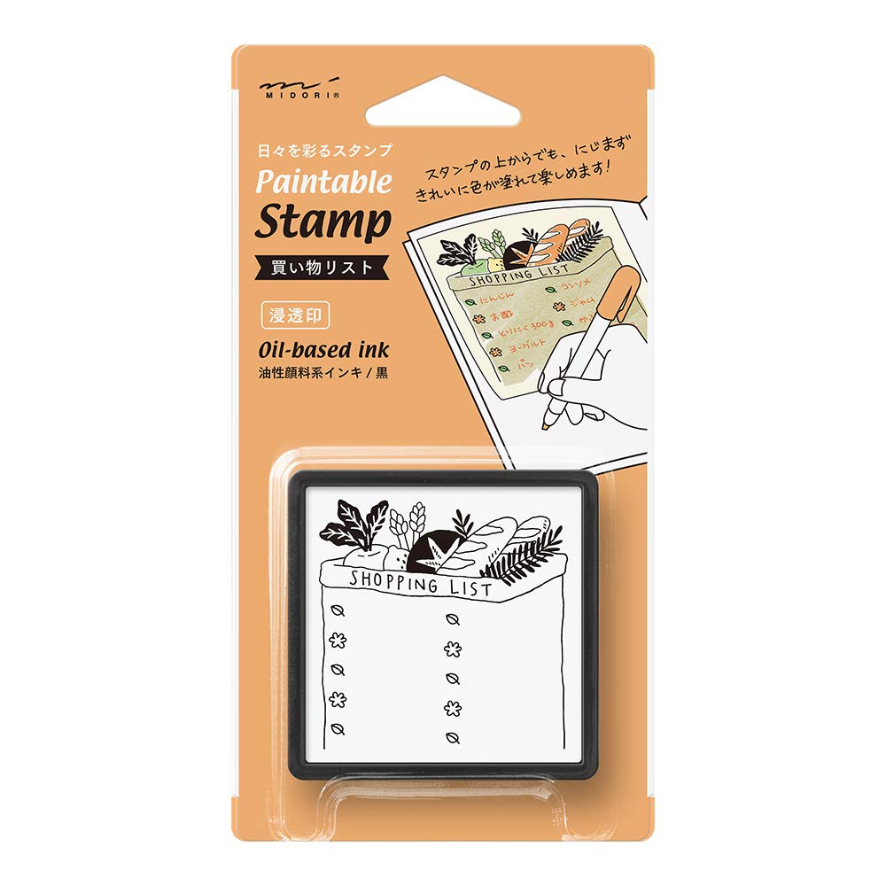 

Midori Stamp Penetration Stamp Shopping List Pattern 35388006