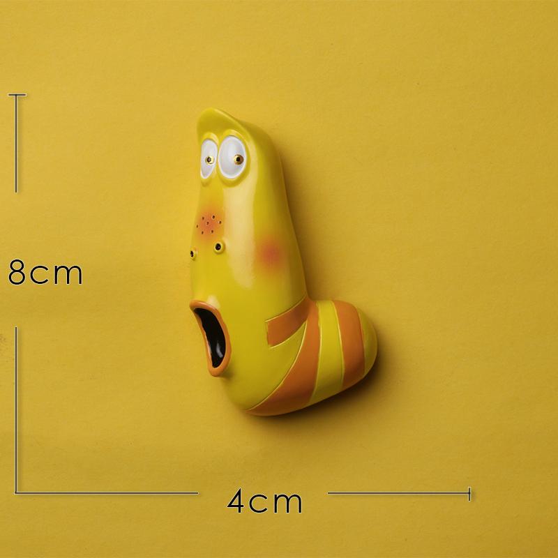 

Забавная наклейка на холодильник с жуком, вонючий жук, корейская забавная наклейка на холодильник ручной работы, 3D-наклейка на холодильник, магнитная наклейка, мультяшная декоративная