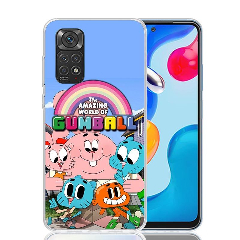Custodia Telefono Il Fantastico Mondo di Gumball Per Xiaomi Redmi Note 13 14 15 Pro Plus 12S 12 14S 11S 11E 10 10S 11 11T 5G 4G Cover Coque