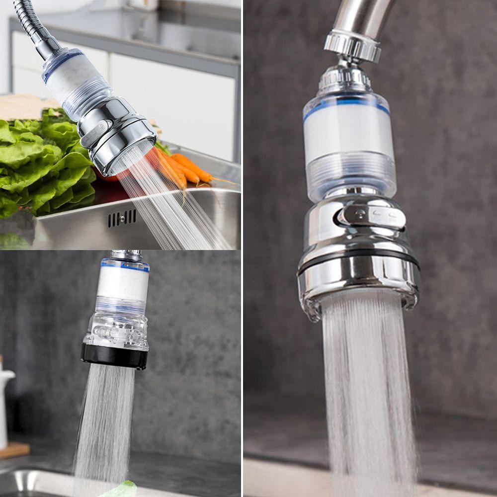 Water Saving Hardware Connector Filter Diffuser 3 Modes Sprayer Faucet Nozzle Water Purifier Tap Head Swivel Tap