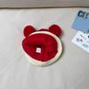New Cute Beanie Cap Autumn Winter Knitted Pullover Hat Toddler Thicken Ear Protection Cap