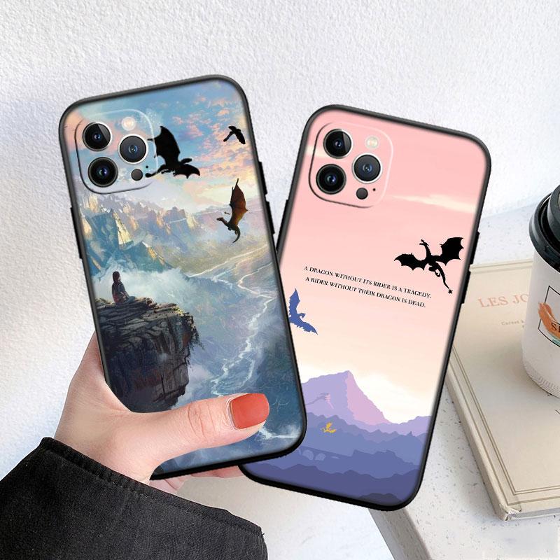BF59 Fourth wing dragons Soft Shell Phone Case for Xiaomi Poco C40 C50 C51 C55 C65 C71 C75 F3 F5 F6 F7 M2 M3 Pro Ultra