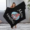 Tuniu Cute Christmas Gnome Throw Blanket - Festive Holiday Gift for Home Decor, Sofa Bed Room Decoration