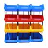 Thickened Modular Plastic Storage Box for Hardware & Electronic Components with Slanted Opening