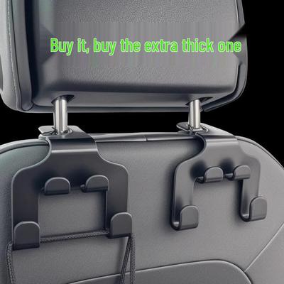 Car Seat Back Hooks Set - Cute, Multifunctional Storage & Decoration for Front Row