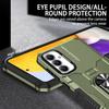 For Samsung Galaxy A35 5G Phone Case Ring Kickstand PC + TPU Shockproof Cover
