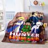 Hunter X Hunter Plush Blanket Soft Comfortable All Seasons Suitable Sofa Office Nap Travel Festive Gift Perfect Fans Anime Series