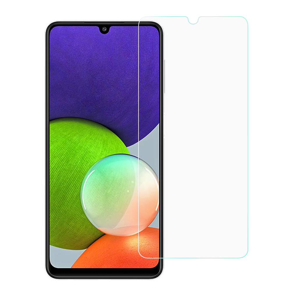 For Samsung Galaxy A22 4G (EU Version) 0.3mm Arc Edge Clear Screen Protector Anti-Explosion Tempered Glass Film