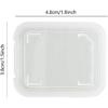 Plastic Memory Card Storage Case Compatible with SD MMC/SDHC PRO Duo White (20 PCS)