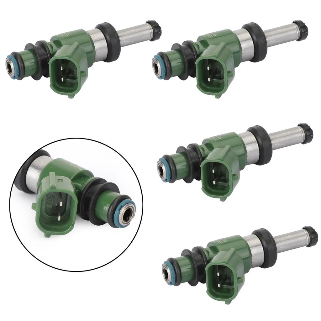 4pcs Fuel Injectors 3B4-13761-00-00 For YAMAHA Grizzly YZ450F 450 550 700