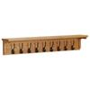 Day and Night - Day and Night Solid Oak Wood Coat Rack 90x16x16 Cm
