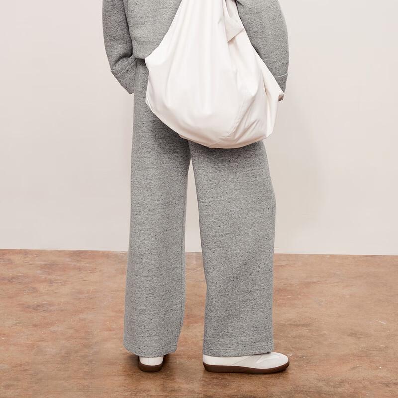 LESS 2024 Autumn Cotton Blend Loose Straight-Leg Pants