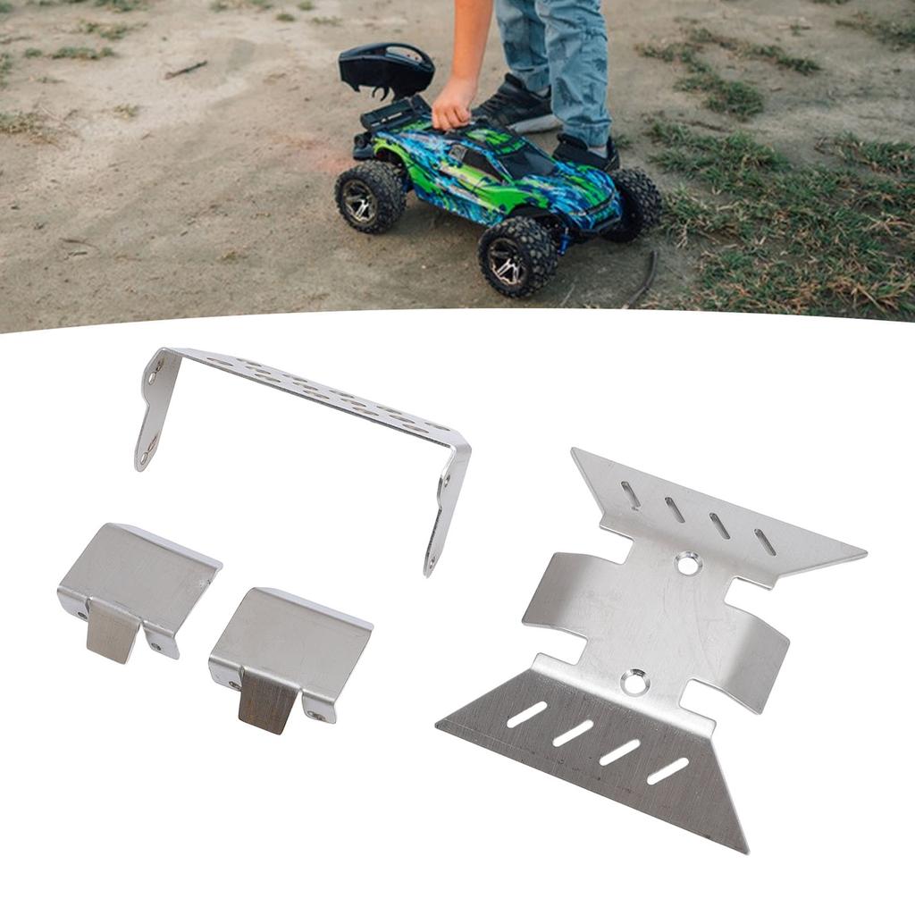 RC Car Chassis Armor Metal RC Chassis Skid Plate Axle Protector Front Guard for SCX10 III