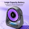 Intelligent Desktop Air Circulation Fan Mini Portable Electric Fan Wireless USB Rechargeable Ventilation Fan