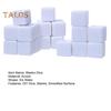 50Pcs 16mm/18mm Blanks Dice White Cubes Blanks Dice Set Classroom Board Game Smoothed Surface Six-Sided
