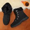 Large size cotton shoes snow boots winter warm medium boots piled thickened outdoor mountaineering boots