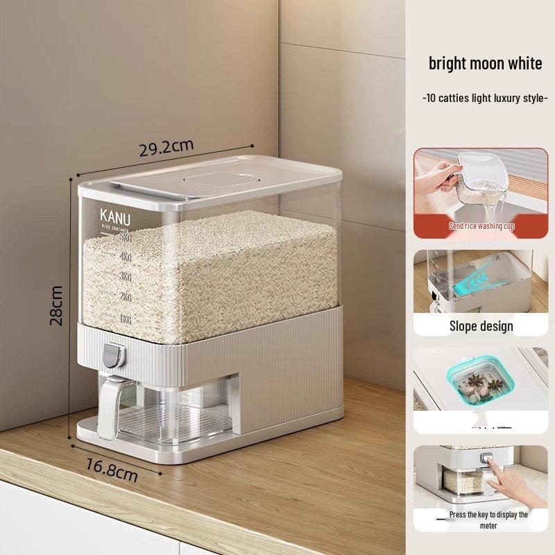 ZISIZ 5KG Sealed Rice Storage Container