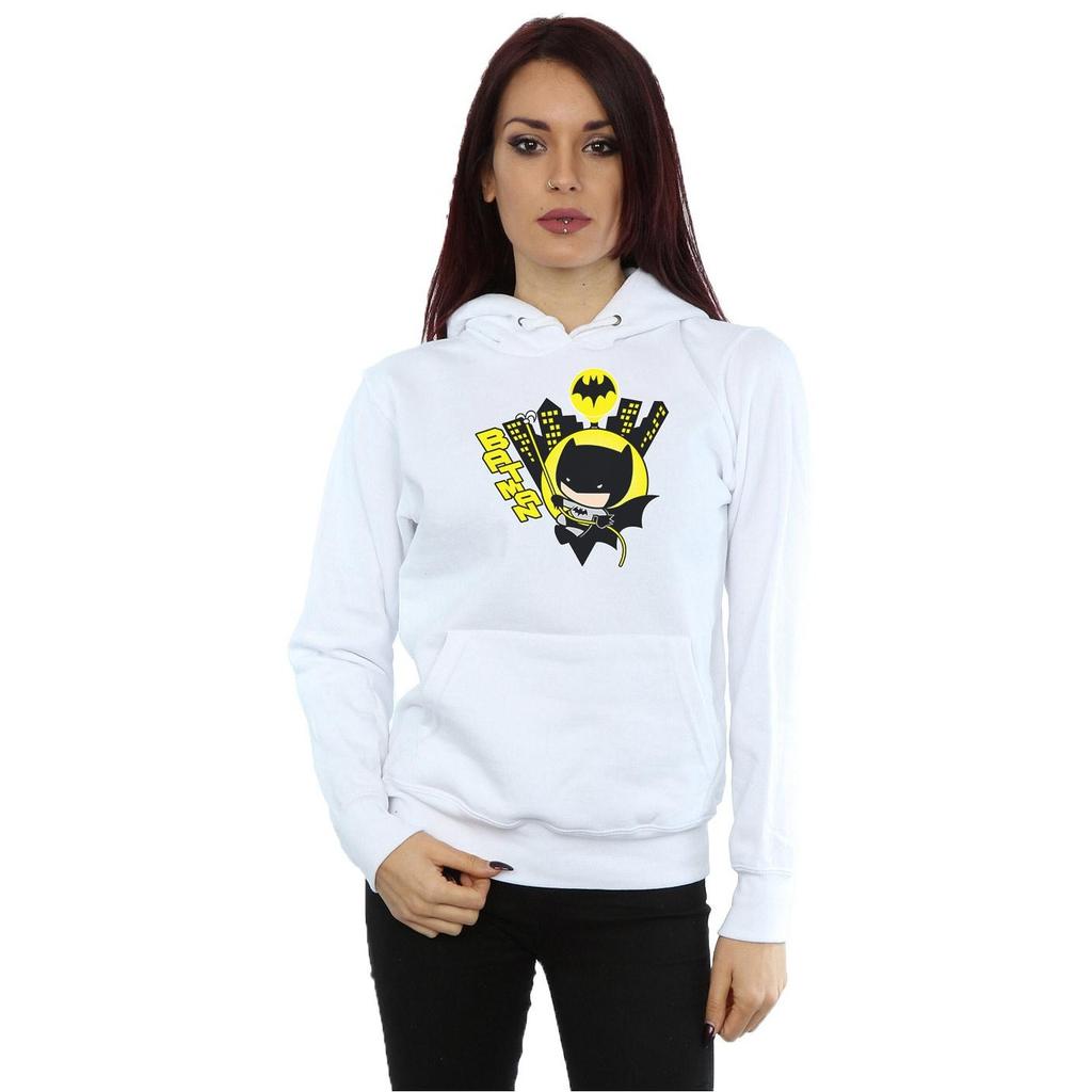 DC Comics Womens/Ladies Chibi Batman Swinging Hoodie